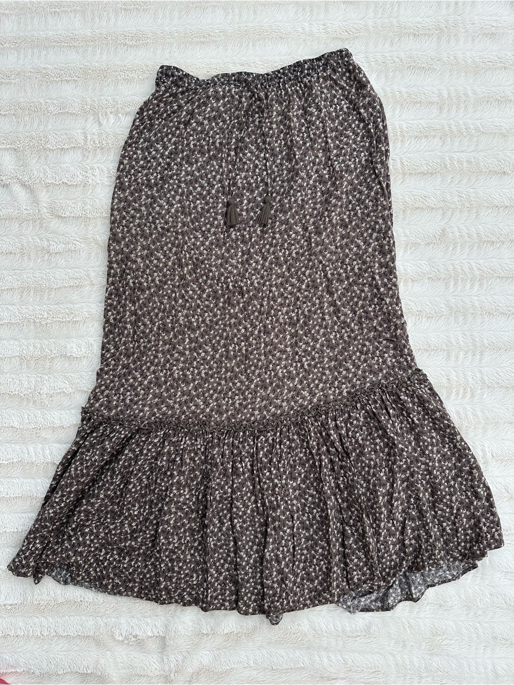 Adored Vintage Neutral Floral Skirt